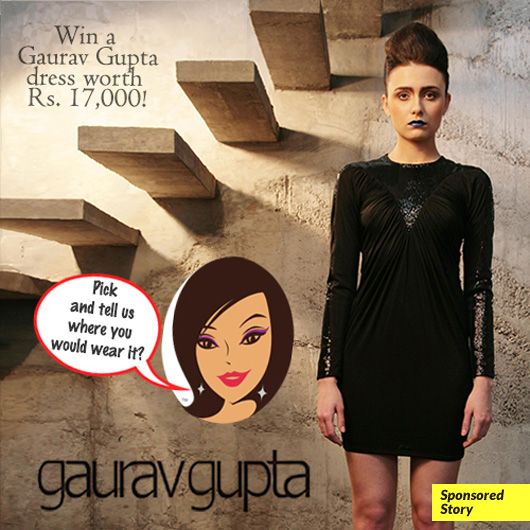 Wanna win a sexy dress by Gaurav Gupta? Here's How!