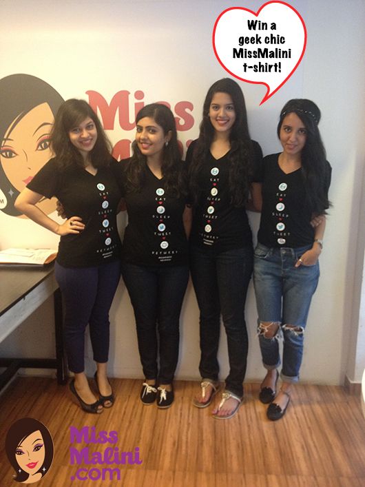 MissMalini Contest: Win A Geek Chic MissMalini T-shirt!