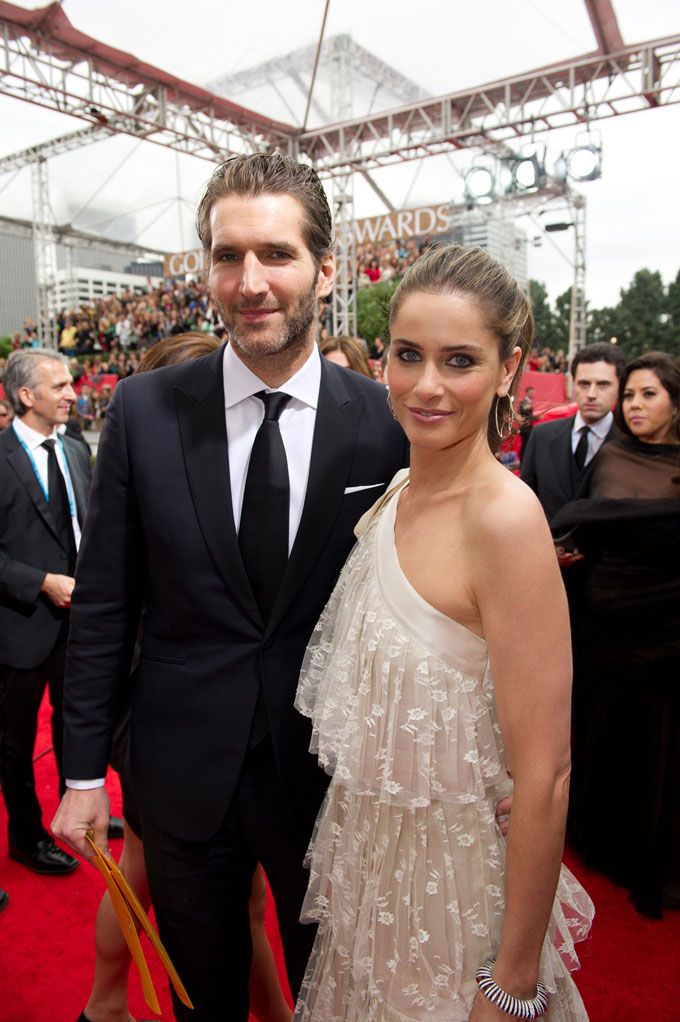 David Benioff and Amanda Peet