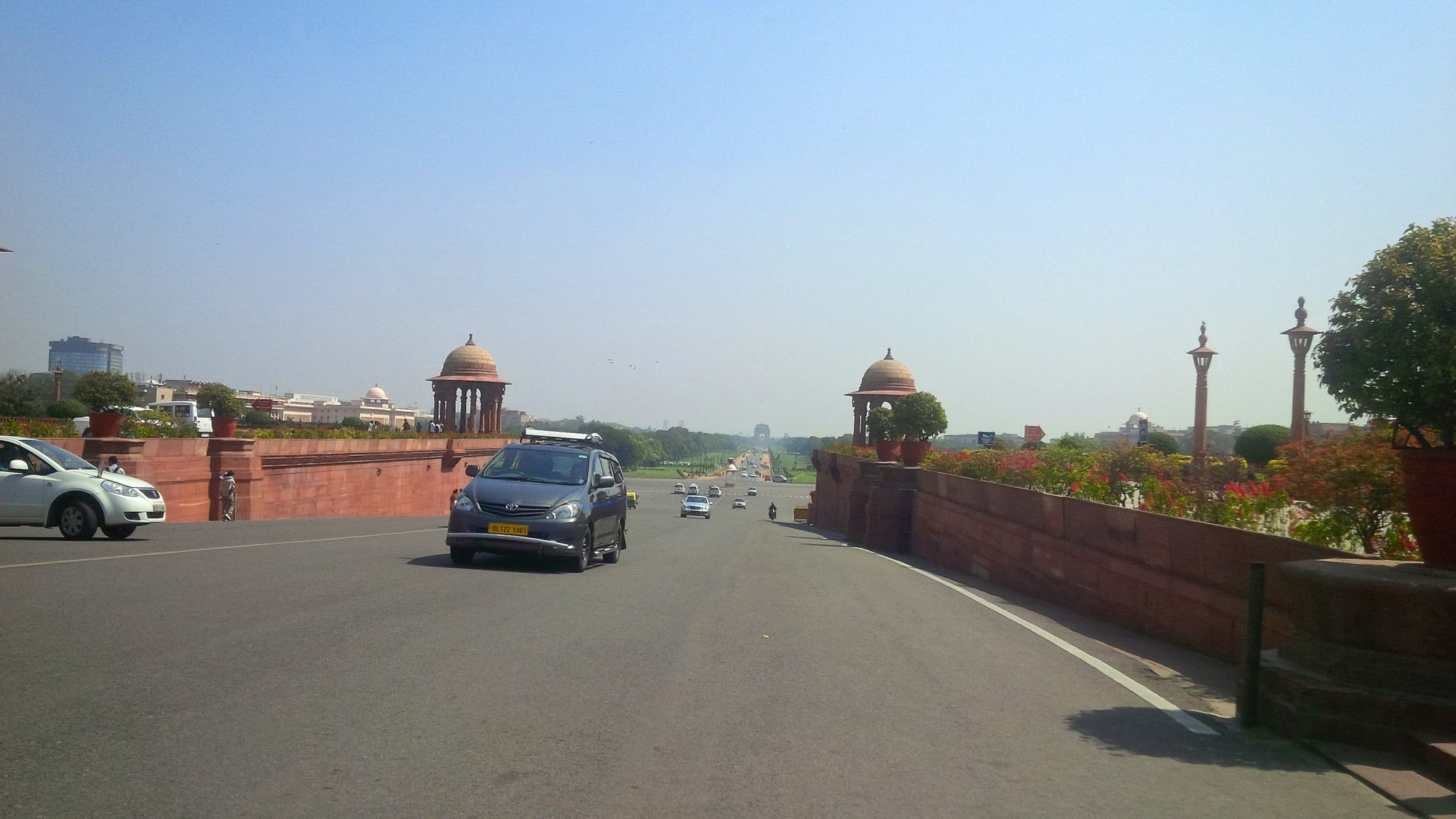 View from Raisina Hill, Delhi