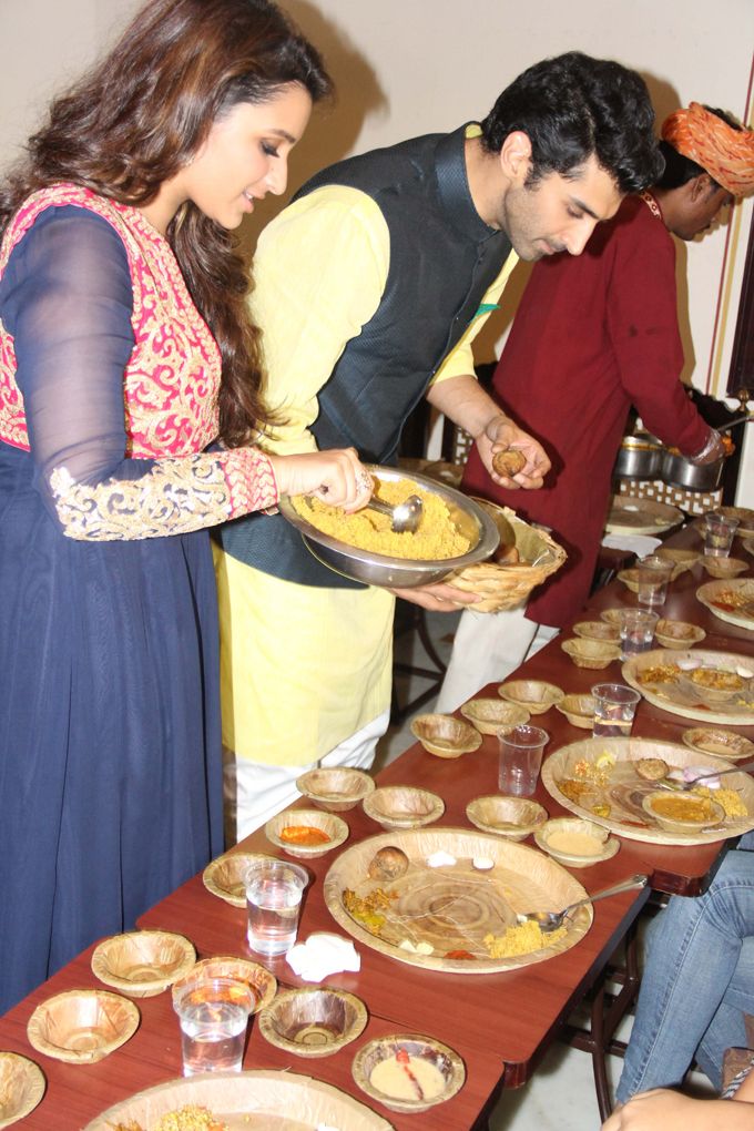 Aditya Roy Kapur savours some food with Parineeti Chopra