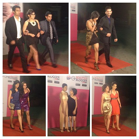 The #BeautyNBlogger red carpet
