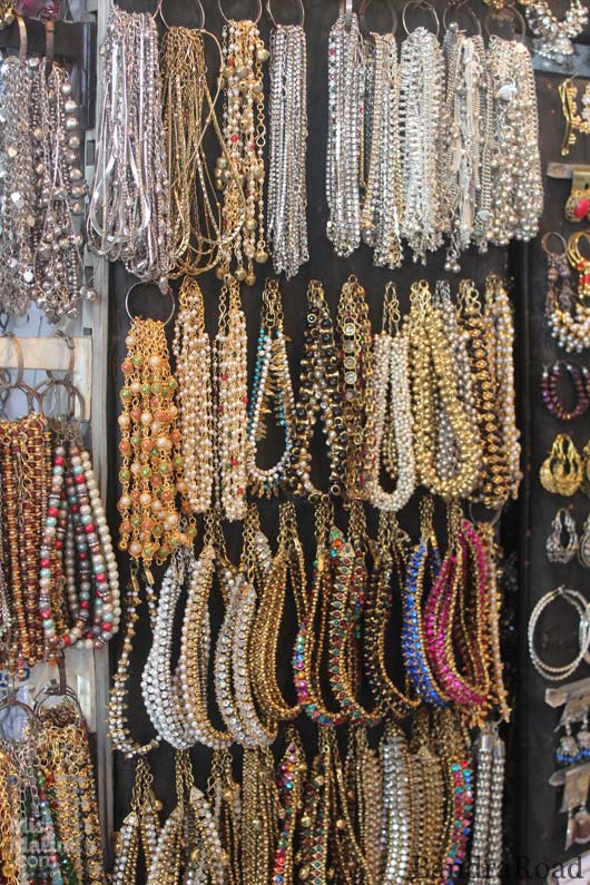Junk jewelry sold all across the Colaba Causeway stretch.