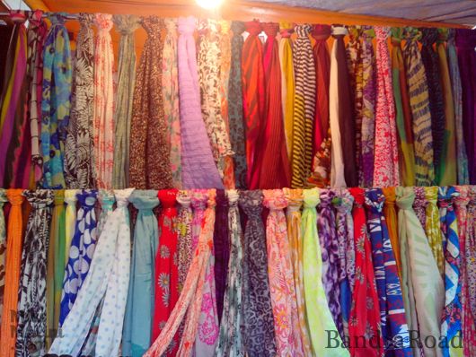 Mul mul (Soft cotton) scarves at Riddhi