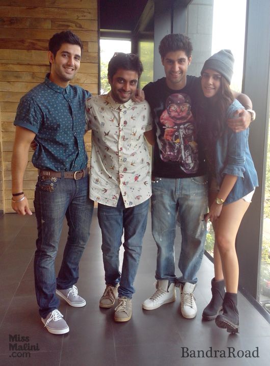 BandraRoad hangs out with the cast of Purani Jeans