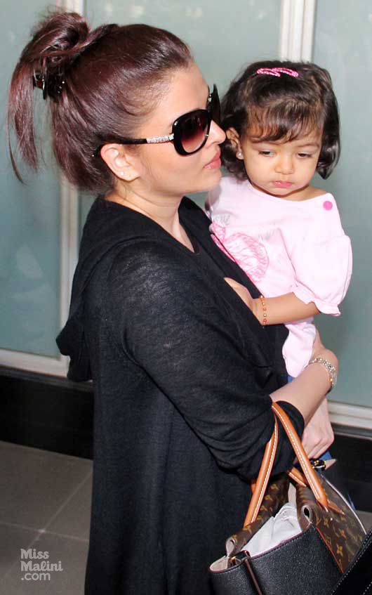 Aishwarya and Aaradhya Bachchan