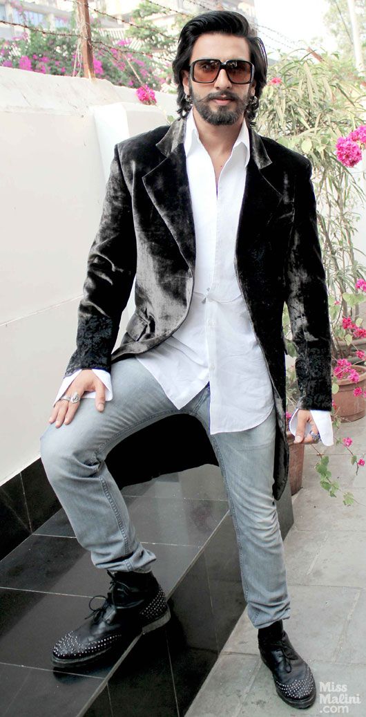 Ranveer Singh Floral Velvet Tuxedo