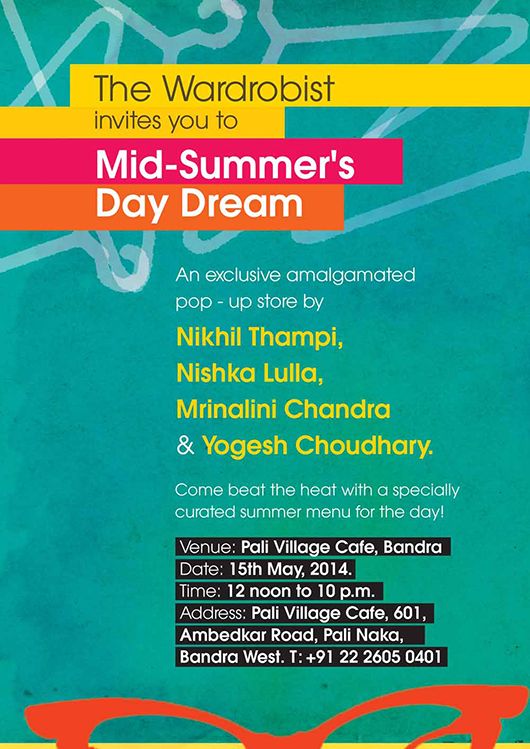 A Mid-Summer's Day Dream Invite