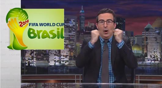Ouch! Comedian John Oliver Rips Apart FIFA Days Before the Brazil 2014 World Cup