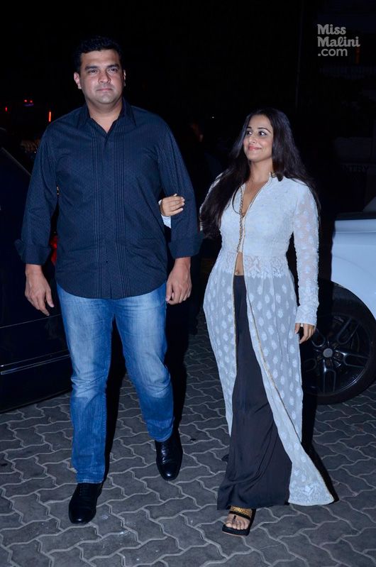 Siddharth Roy Kapur and Vidya Balan