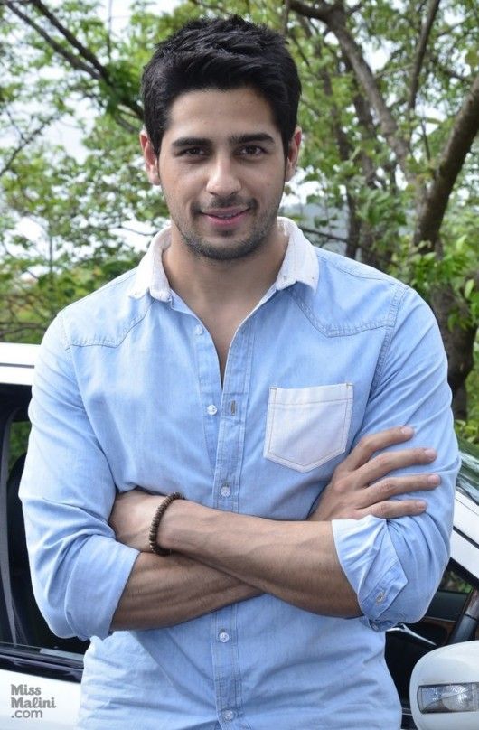 Sidharth Malhotra on the sets of CID