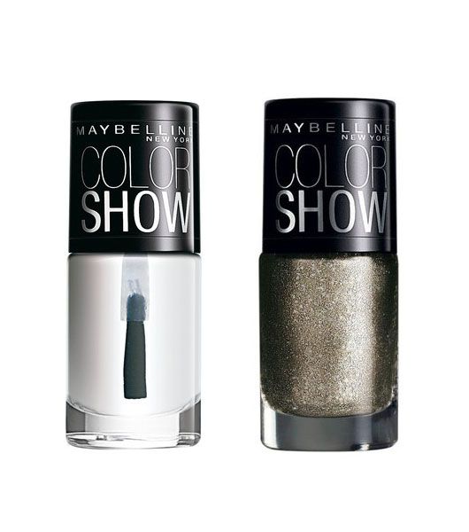 Maybelline Color Show in Crystal Clear and Color Show Glitter Mania in All That Glitters