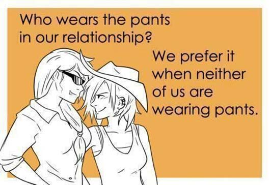 Who wears the pants?