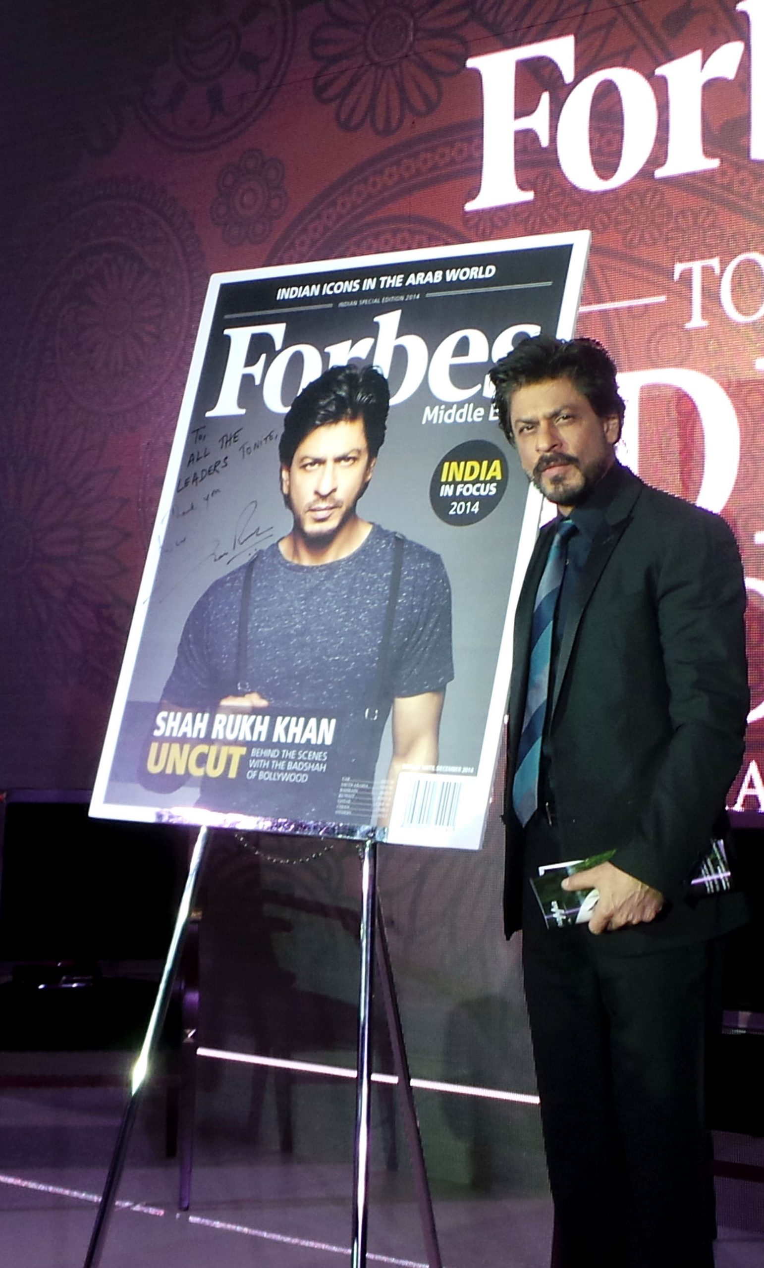 Shah Rukh Khan Featured On Forbes Middle East Cover