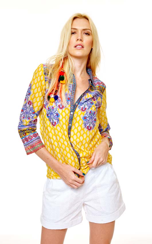 Global Desi' Mustard Shirt: Now on Sale