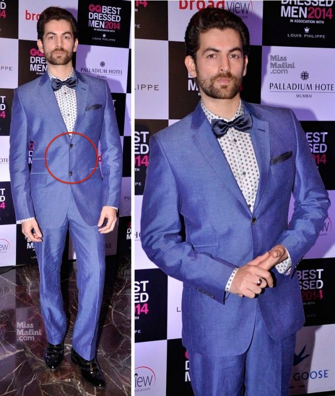 Neil Nitin Mukesh in Ted Baker and Burberry at the GQ Best Dressed Party