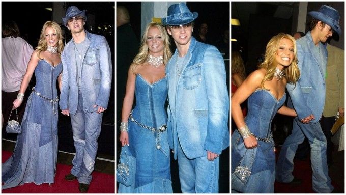 Ashley Graham's denim patchwork dress is giving Britney Spears