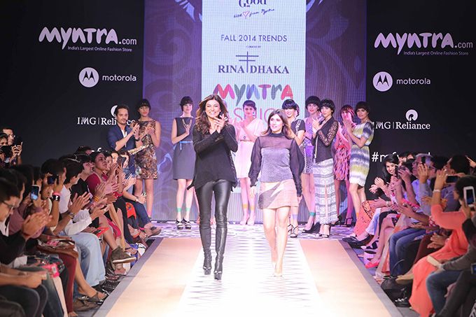Sushmita Sen for Fall Trends by Rina Dhaka at Myntra Fashion Weekend