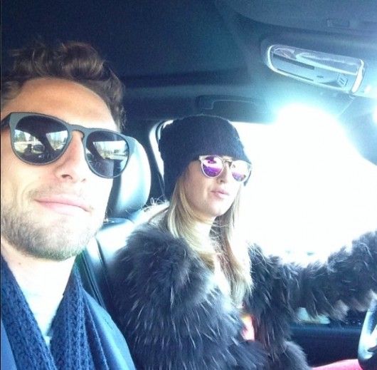 Claudio Marchisio with wife Roberta