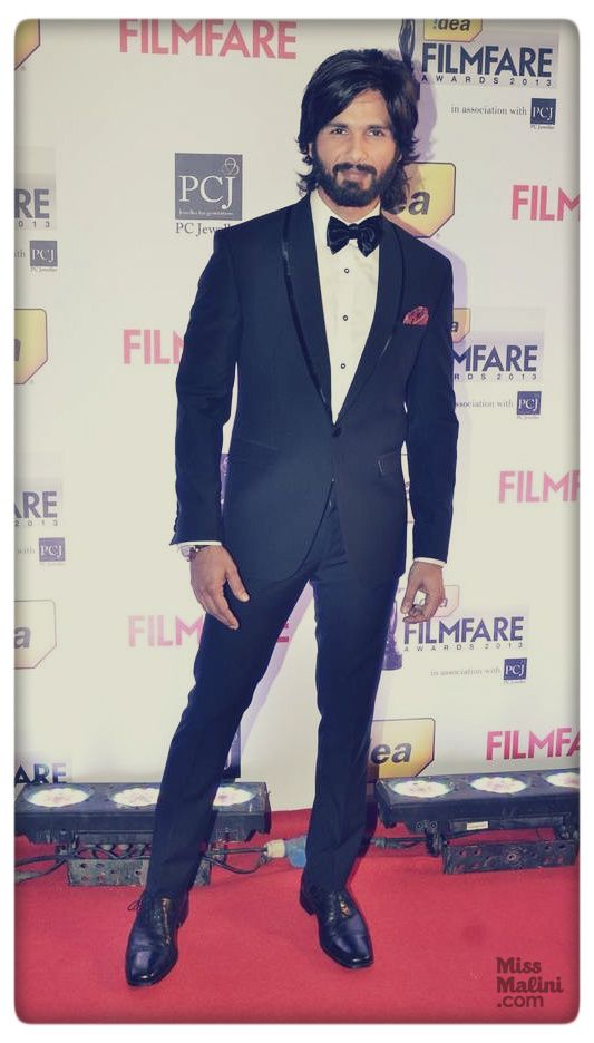 Shahid Kapoor at the 59th Filmfare Awards on January 23, 2014