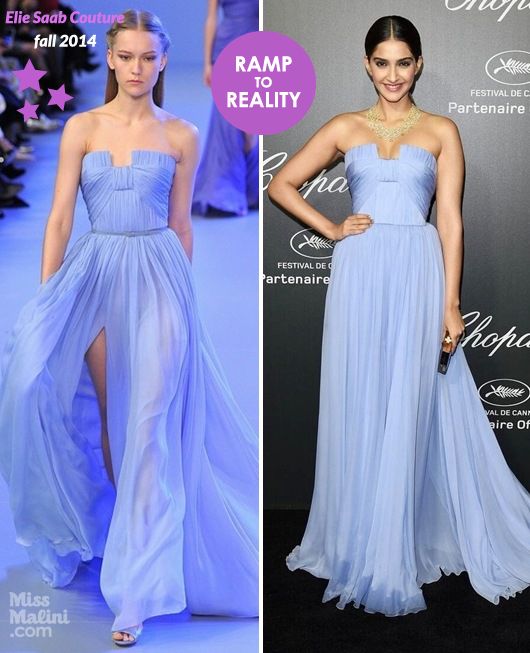Ramp to Reality: Sonam Kapoor in Elie Saab at Cannes