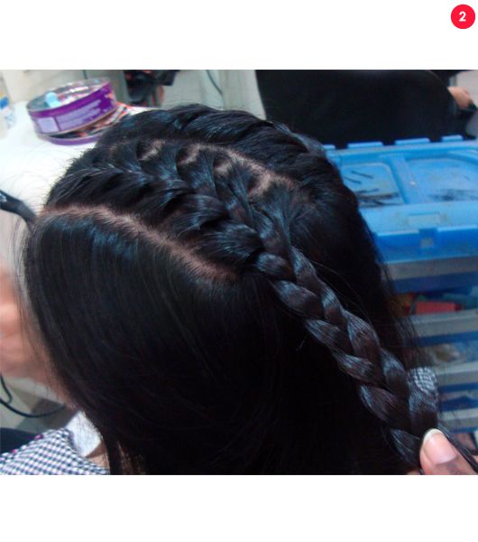 French Braid Both Sections