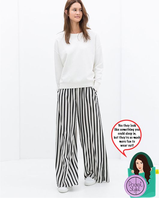 5. Striped Trousers - Zara