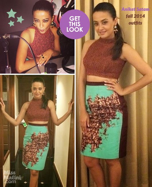Get This Look: Surveen Chawla in Aniket Satam