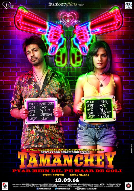 First Look: What Are Richa Chadda & Nikhil Dwivedi Doing With Tamanchey?