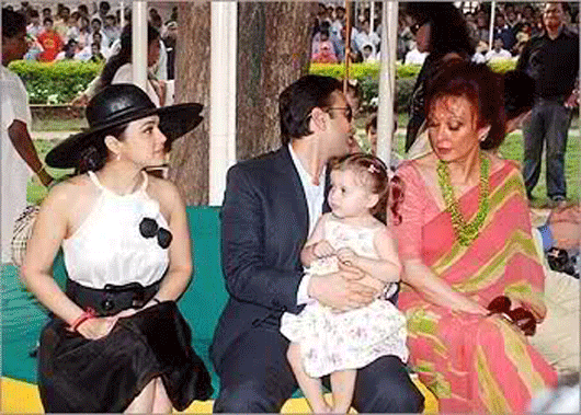 Preity Zinta, Ness Wadia and Maureen Wadia