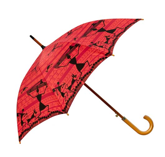 Funky Warli umbrella by India Circus by Krsna Mehta.