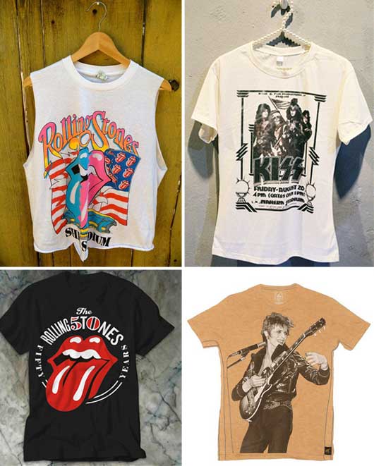 Some more classic rocker tees to collect.