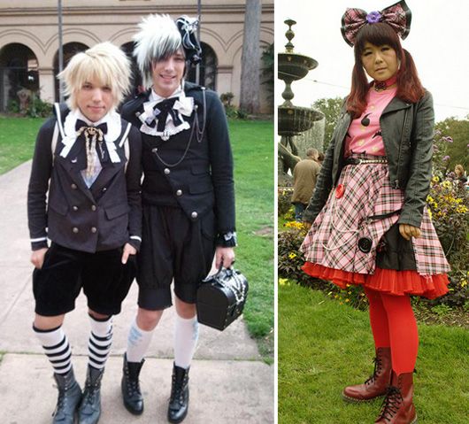 Left: Konoda boys, Right: Punk Lolita