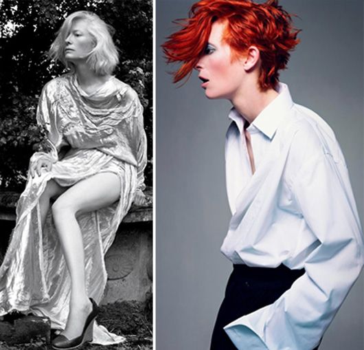 Tilda is the definition of 'being androgynous'