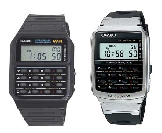 Those cool calculator watches that made you feel #GeekChic