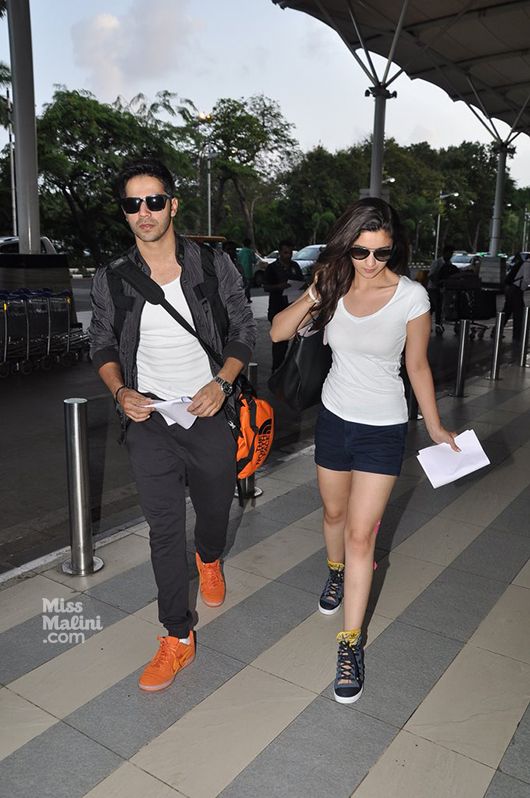 Alia Bhatt strutted at the airport donning a monochrome outfit