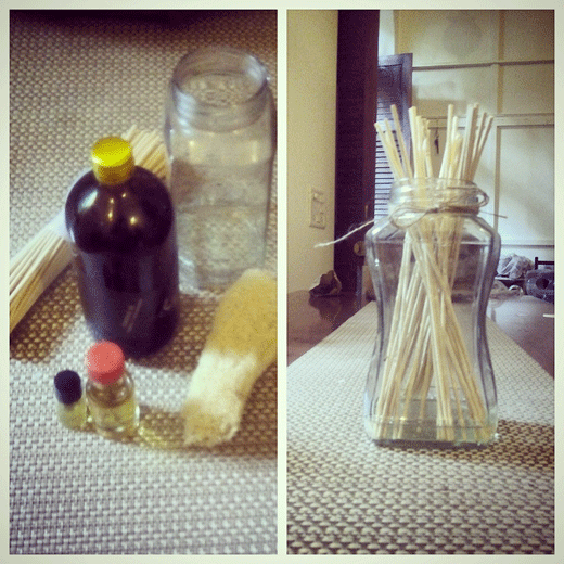Rainy Day Project: DIY Essential Oil Reed Diffusers