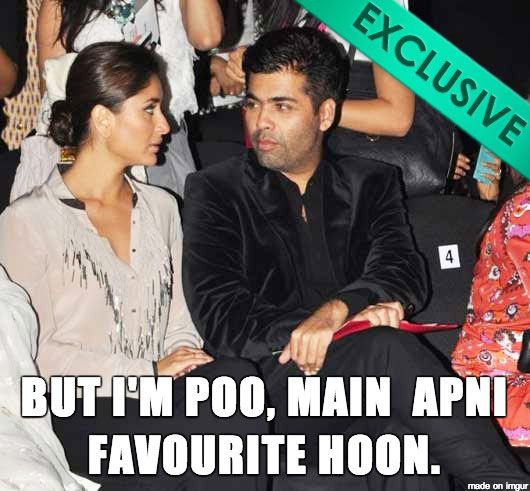 Kareena Kapoor and Karan Johar