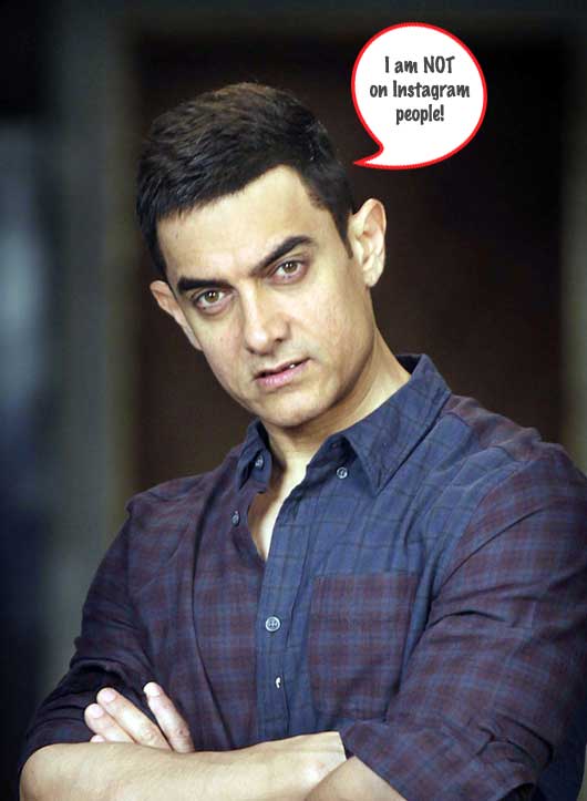 The Aamir Khan Instagram Account is a FAKE!