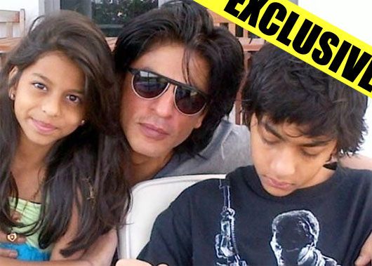 Suhana, Shah Rukh Khan and Aryan