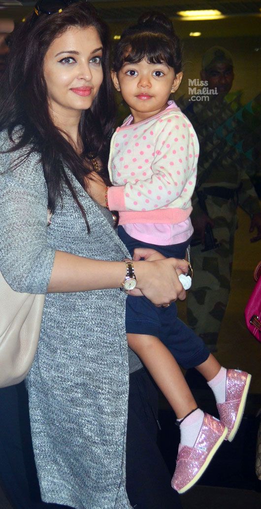 Aishwarya Rai Bachchan and Aaradhya Bachchan