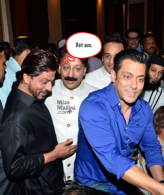 Is it Just Us Or Does it Look Like Shah Rukh Khan is Checking Salman Khan Out?