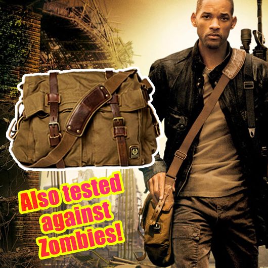 Will worked a messenger bag and fought off the zombie apocalypse, whats stopping you?
