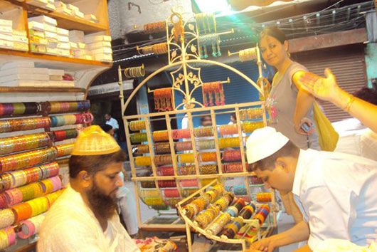 Bangle shop at Chandni Chowk