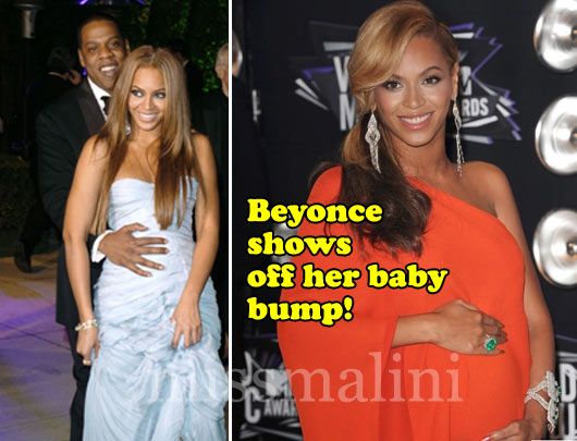 Beyonce with her baby bump!
