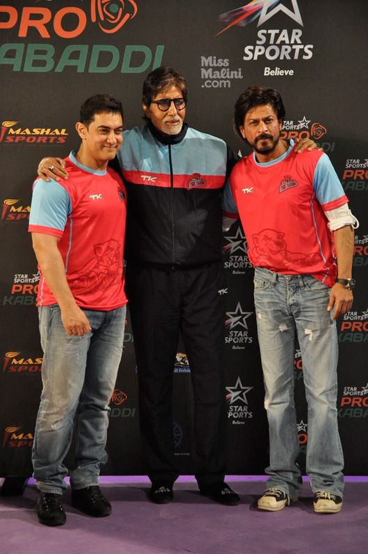 Aamir Khan, Amitabh Bachchan, Shah Rukh Khan