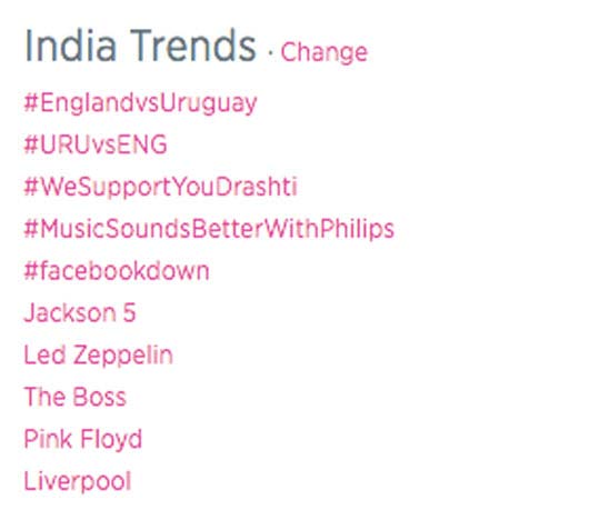 #WeSupportYouDrashti trending on Twitter