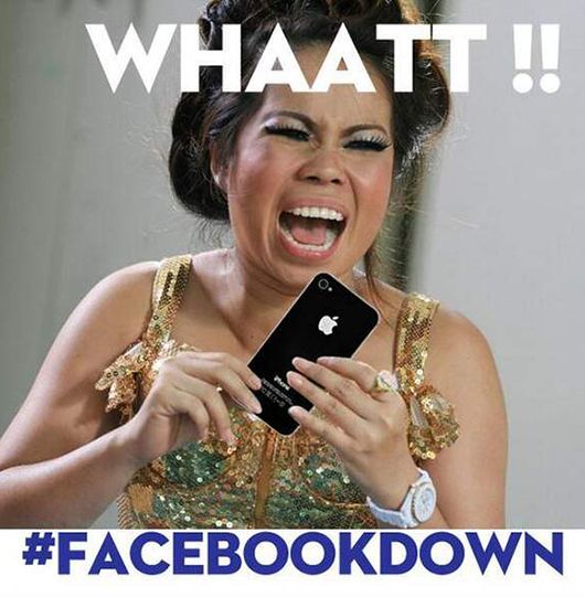 #FacebookDown Meme
