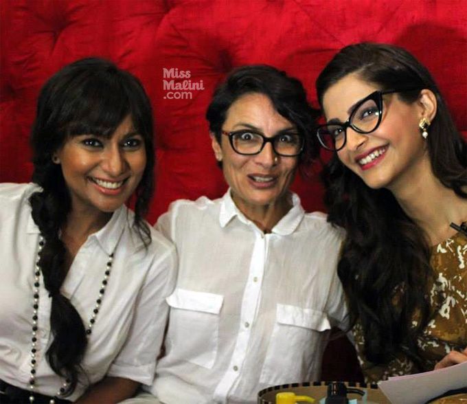 MissMalini, Adhuna Akhtar, Sonam Kapoor
