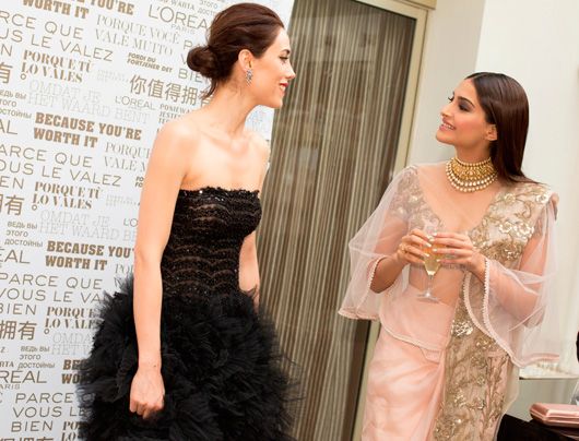Exclusive Behind The Scene look at the 2014 Cannes Film Festival (Pic: L’Oréal Paris)